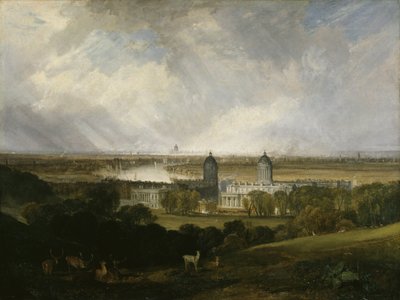 グリニッジ公園からロンドン 作： Joseph Mallord William Turner